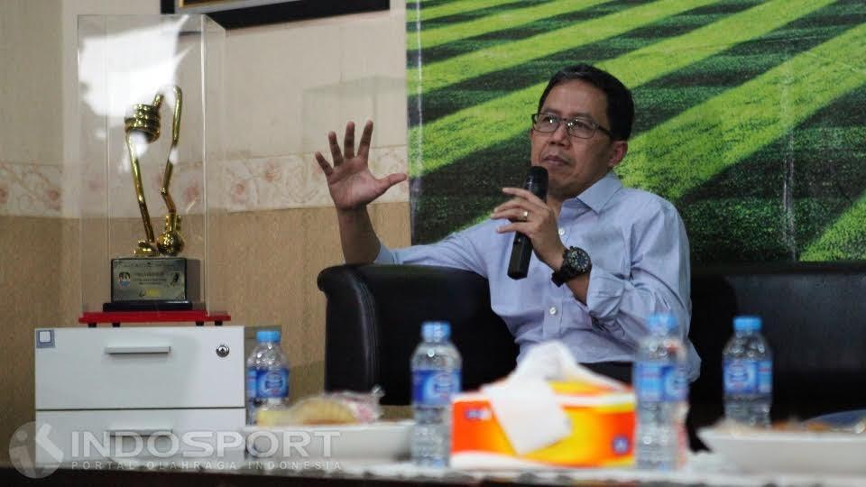 Direktur utama PT Gelora Trisula Semesta (GTS), Joko Driyono. - INDOSPORT